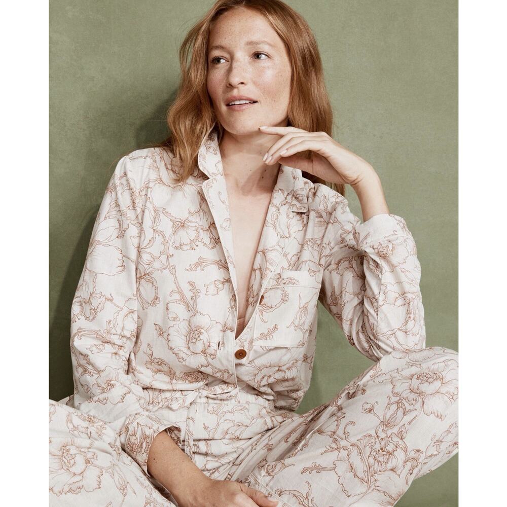 Organic Cotton Talbots Haven Well shirt Sz XS NWT! Natural Fibers Hippie Boho